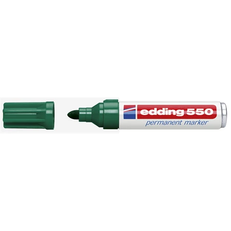 Alkoholos filc EDDING 550 3-4mm kerek hegy, zöld