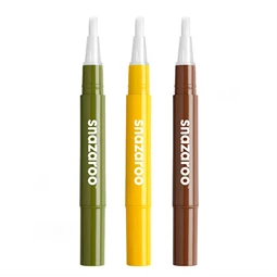 Arcfesték toll készlet Snazaroo Jungle zöld, sárga, barna