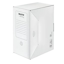 Archiváló doboz LEITZ Infinity A/4 15cm, újrahasznosított karton, , fehér