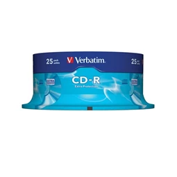 CD-R Verbatim 52x  700MB 25db/henger