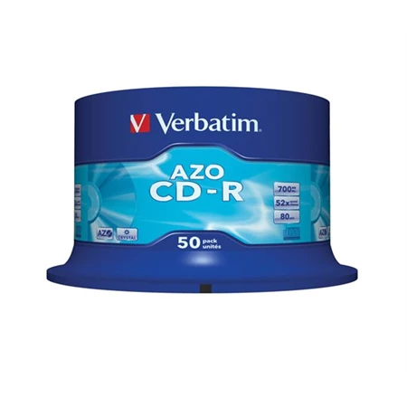 CD-R  Verbatim 52x hengeres 50 db/hen.