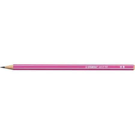 Ceruza STABILO Pencil 160 HB, hatszögletű, rózsaszín