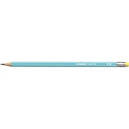 Ceruza STABILO Pencil 160 radírral, HB, hatszögletű, kék