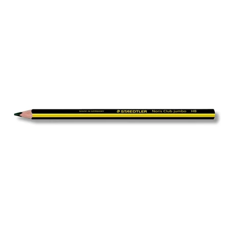 Ceruza STAEDTLER Noris Jumbo háromszögletű, sárga-fekete testű, HB