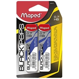 Ceruzahegy MAPED Black Peps 0,7, HB, 12szál/doboz, 2doboz/csomag