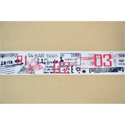 Dekorszalag 30mm x 10m bélyeg (washi tape)
