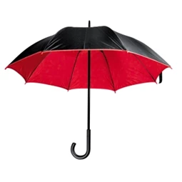 Esernyő fémvázas luxus két színű szürke/fekete