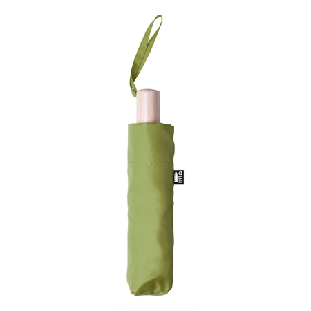 Esernyő összecsukható szélálló, O 98cm, fém vázzal, üvegszálas merevítőkkel, zöld