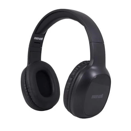 Fejhallgató, mikrofonnal vezeték nélküli, Bluetooth 5.1 MAXELL Bass 13 BT fekete