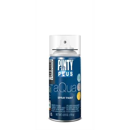 Festék spray, PINTY PLUS Aqua, 150ml Fekete