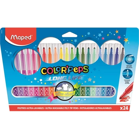 Filc készlet 24db-os MAPED Color Peps mosható