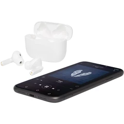 Fülhallgató bluetooth 2.0 Essos True Wireless, fehér