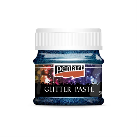 Glitterpaszta 50ml finom lézer sötétkék PENTART