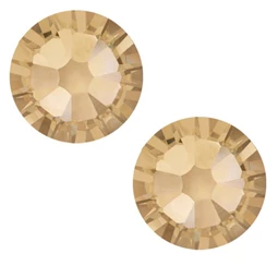 Gyöngy alkatrész-Swarovski, SS3 ragasztható kristály, 20db/csomag, golden shadow-2058F