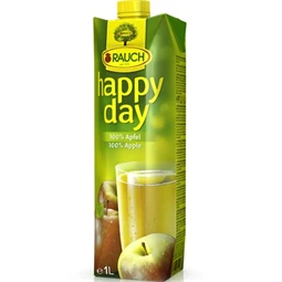 Gyümölcslé 100% 1 liter RAUCH Happy day alma
