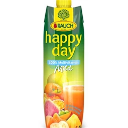 Gyümölcslé 100% 1 liter RAUCH Happy day multivitamin mild