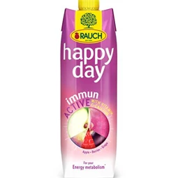 Gyümölcslé 60% 1 liter RAUCH Happy day immun active