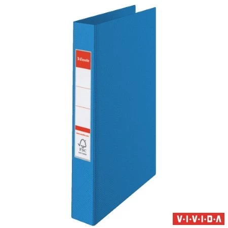 Gyűrűskönyv A/4 ESSELTE Standard Vivida 4 gyűrű, 42 mm, PP/PP, kék