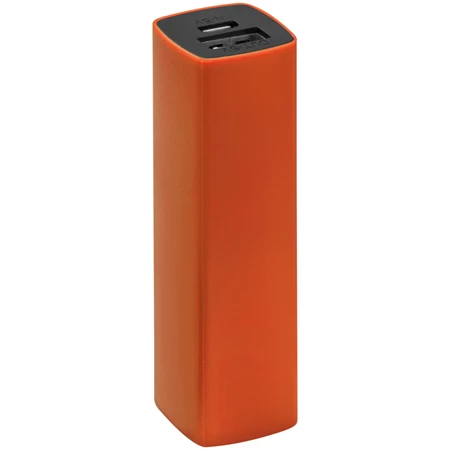 Hordozható akkumulátor, powerbank 2200mAh műanyag 9,2 x 2,5 x 2,5 cm narancssárga