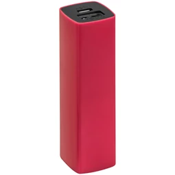 Hordozható akkumulátor, powerbank 2200mAh műanyag 9,2 x 2,5 x 2,5 cm piros