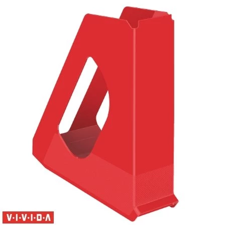 Iratpapucs ESSELTE Europost, Vivida műanyag, 68 mm, piros