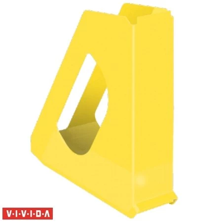 Iratpapucs ESSELTE Europost, Vivida műanyag, 68 mm, sárga