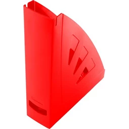 Iratpapucs VICTORIA műanyag, 75 mm, piros