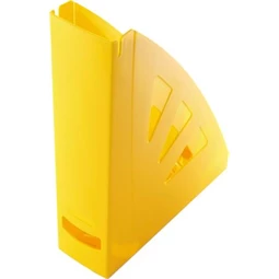 Iratpapucs VICTORIA műanyag, 75 mm, sárga