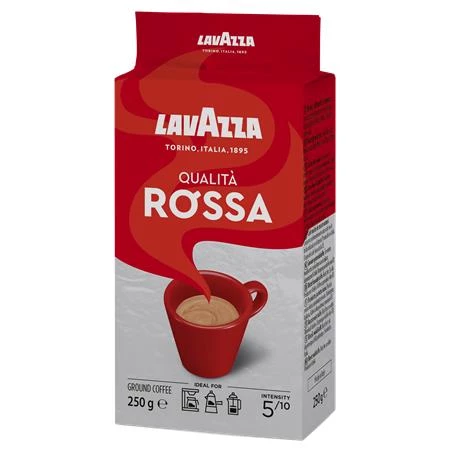Kávé pörkölt, őrölt  250 g, LAVAZZA  Rossa