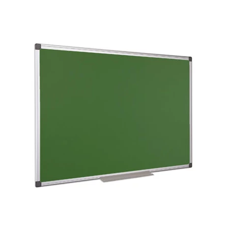 Krétás tábla, zöld felület, nem mágneses, 120x180 cm, alumínium keret