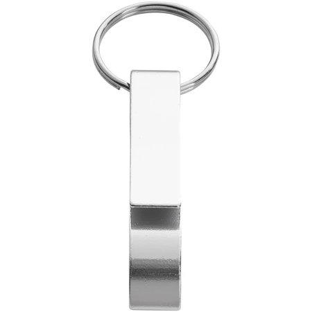 Kulcstartó fém sörnyitós, 1 x 5,5 x 1,5 cm ezüst