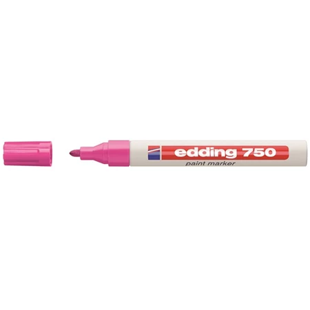 Lakkfilc EDDING 750 vonalvastagság: 2-4 mm, rózsaszín