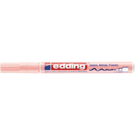 Lakkfilc EDDING 751 vonalvastagság: 1-2 mm pasztell rózsaszín