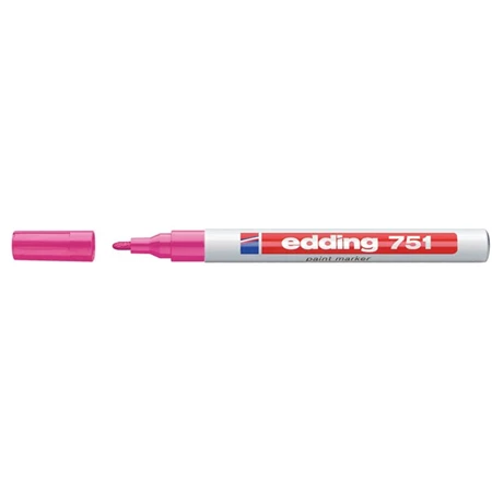 Lakkfilc EDDING 751 vonalvastagság: 1-2 mm rózsaszín