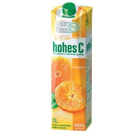 Gyümölcslé 100% 1 liter HOHES C Plus narancslé