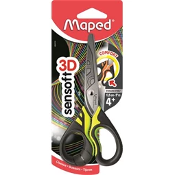 Olló MAPED Sensoft Fluo 13,5 cm, vegyes színek