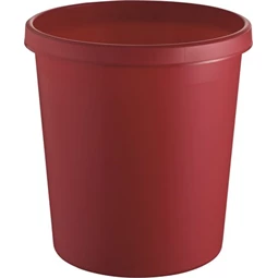 Papírkosár HELIT 18 liter, műanyag, piros
