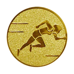 Sport érembetét 25mm atlétika futó női arany