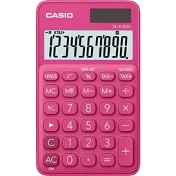 Számológép CASIO SL-310 asztali, 10 számjegy, rózsaszín