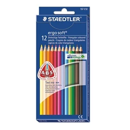 Színes ceruza készlet 12db-os STAEDTLER Ergo Soft háromszögletű