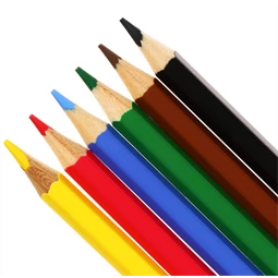 Színes ceruza készlet  6db-os KOH-I-NOOR 3551 mosómedve, hatszögletű fatest, 7mm-es ceruza vastagság