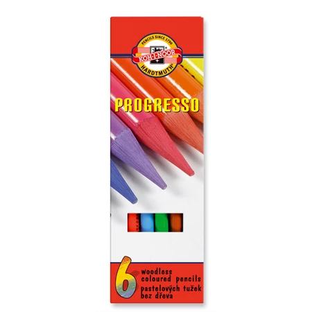 Színes ceruza készlet PROGRESSO KOH-I NOOR 8755  6db-os 7,6mm