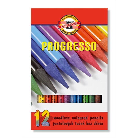 Színes ceruza készlet PROGRESSO KOH-I NOOR 8756 12db-os készlet 7,6mm