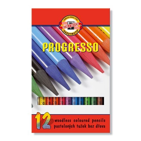 Színes ceruza készlet PROGRESSO KOH-I NOOR 8756 12db-os készlet 7,6mm