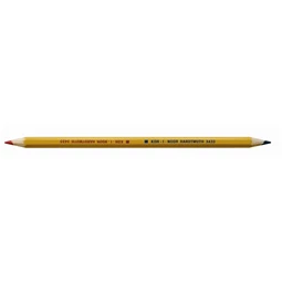 Színes ceruza postairón KOH-I NOOR 3433 piros-kék, vékony 7mm-es hatszögletű test