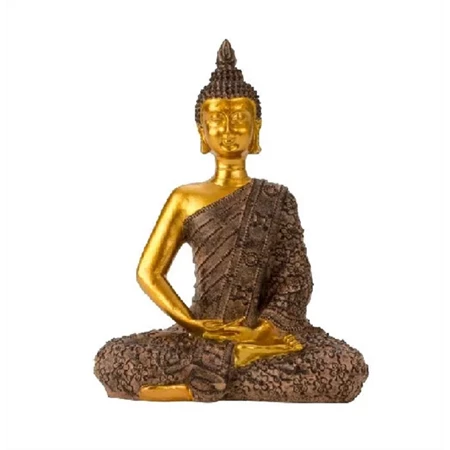 Szobor Buddha ülő 23 x 17cm