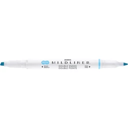 Szövegkiemelő ZEBRA MILDLINER kétvégű  1,0/3,5 mm, Fluorescent, kék