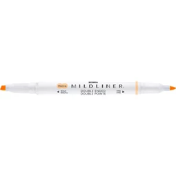 Szövegkiemelő ZEBRA MILDLINER kétvégű  1,0/3,5 mm, Fluorescent narancs