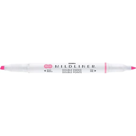 Szövegkiemelő ZEBRA MILDLINER kétvégű  1,0/3,5 mm, Fluorescent pink