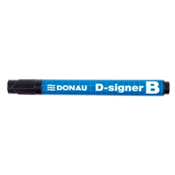 Táblafilc DONAU D-signer B 2-4 mm, fekete, kúpos
